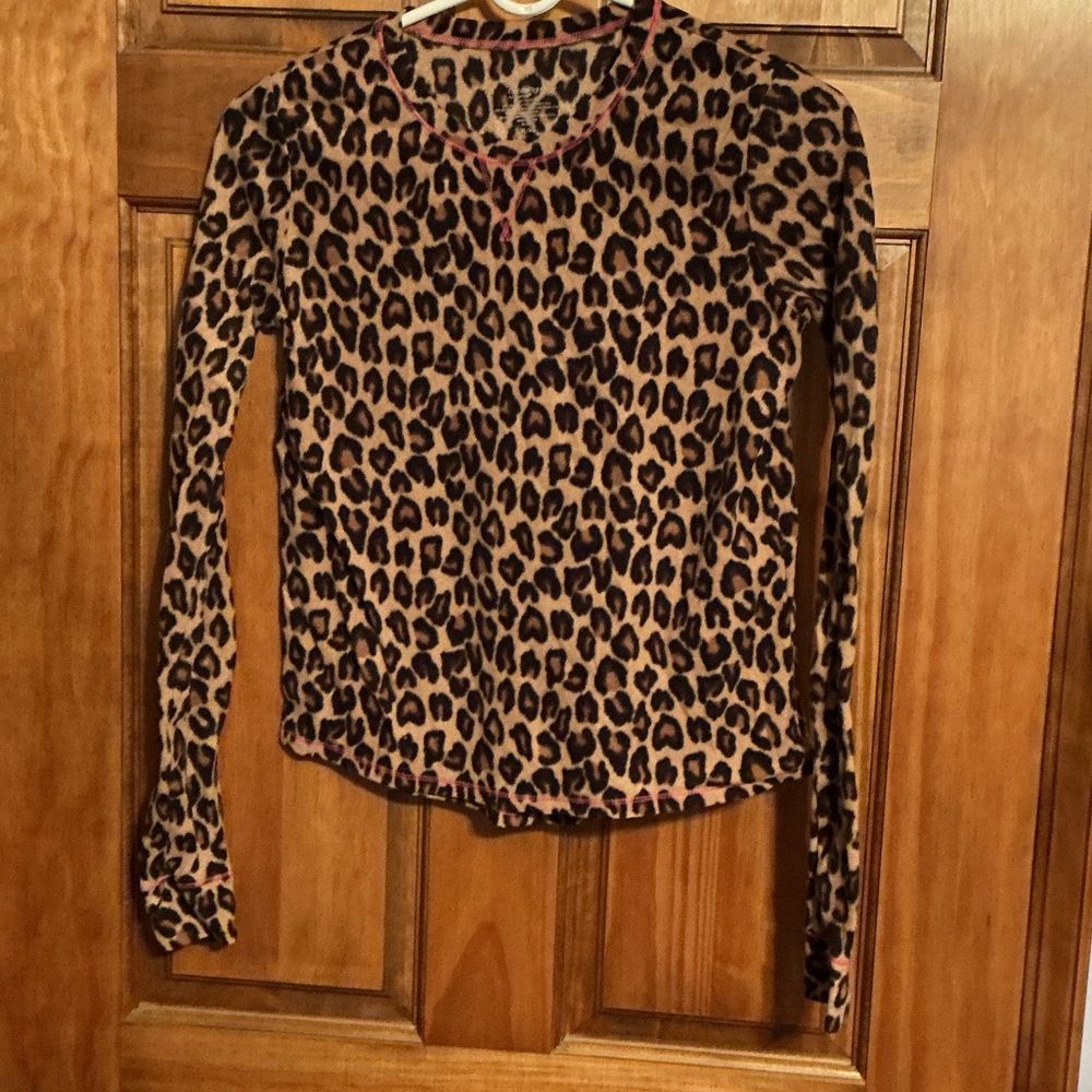 Chic Leopard Pattern Kids Sweater